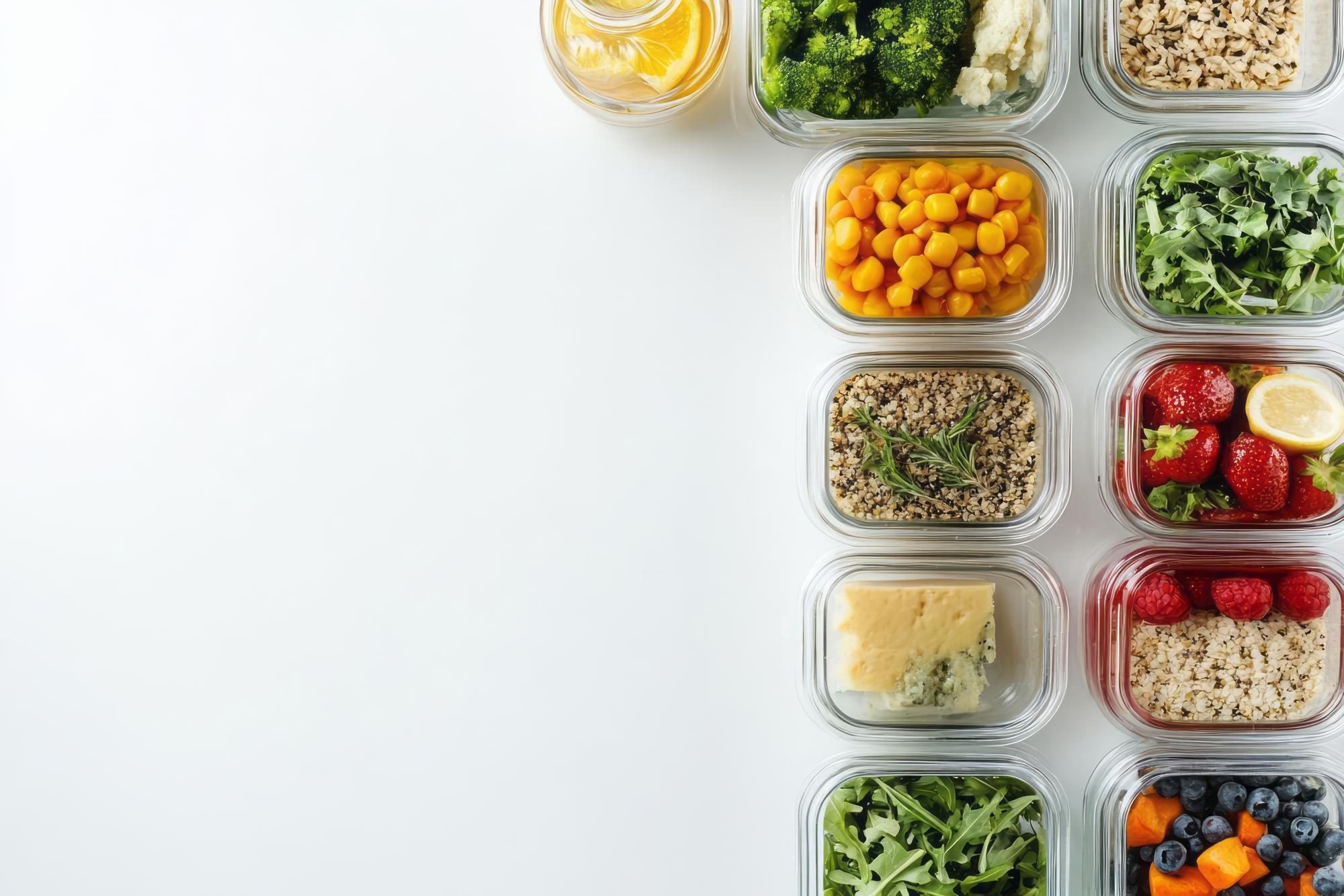 Ingredientes preparados y etiquetados